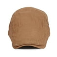 thumbnail image 4 of FUNUONY Men's Cotton Flat Ivy Gatsby Newsboy Driving Hat Adjustable Irish Cabbie Ivy Driving Cabbie Hunting Cap Breathable Newsboy Hats for Men Flat Cap Washable Breathable Cap British Retro Forward, 4 of 4