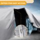 thumbnail image 4 of Unique Bargains 1 Pc Cubierta de Automóvil Universal Impermeable para Todo Clima Protección Exterior Completa Anti-UV Sol Lluvia para Sedán de Hasta 165", 4 of 5