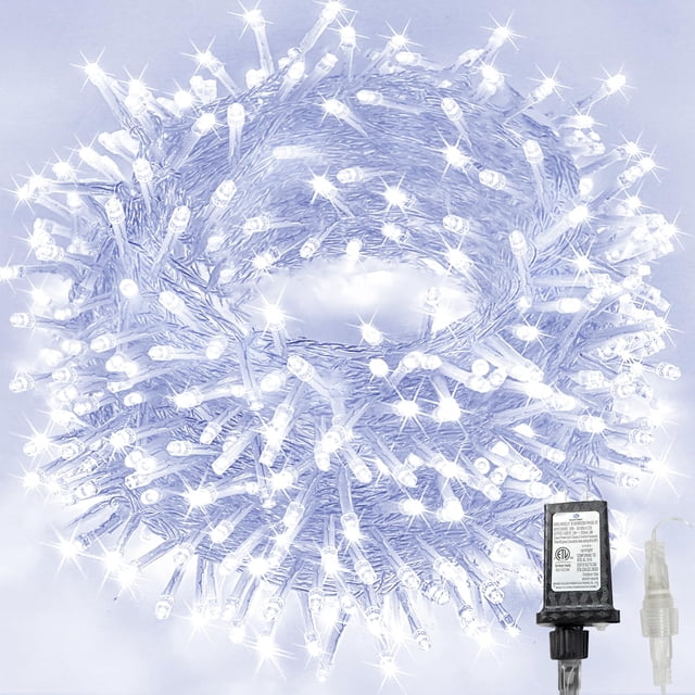 String Lights KAQ 240 LED, 27 m, temporizador centelleante blanco frío