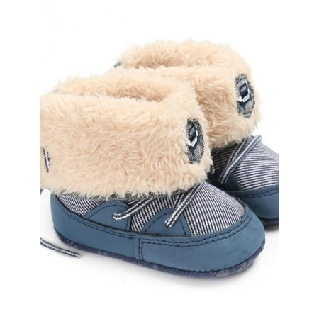 

HOTWINTER Fleece Baby Bootie-Infants Warm Girls Baby Plush Boots