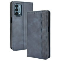 Dteck Wallet Case for OnePlus Nord N200 5G, Premium PU Leather Wallet Case Flip Folio Stand Cover with Card Slots for OnePlus Nord N200 5G 2021, Blue