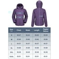 thumbnail image 3 of OutPro Women's Puffer Jacket Lightweight Down Alternative Packable Winter Coat Womens Coats Purple, 3 of 9