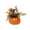 Green, variant on 1 Pc Fall Artificial Pumpkins Halloween Fake Pumpkin Centerpiece Decor Cozy Maple Leaves Styles Farmhouse Neutral Fall Decor Autumn Rustic Thanksgiving Decoration for Home, 4.13 x 7.87 inch