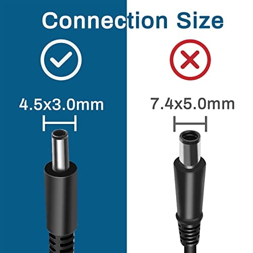 65W&45W AC Adapter Cargador para laptop Dell Inspiron 5570 5559 5558 5