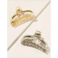 thumbnail image 3 of Women Clear Hair Clip Set 6pcs, Large Hair Claw Clips Accessories for Girls Long Curly Hair, 3 of 6