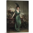 thumbnail image 1 of ARTCANVAS Mrs Ernest Guinness Wearing An Emerald Dress And Feather 1912 Canvas Art Print by Frank Dicksee - Size: 12" x 8" (0.75" Deep), 1 of 9