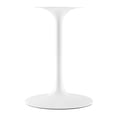 thumbnail image 4 of Modway Lippa 36" Artificial Marble Dining Table in White Black, 4 of 5