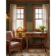 thumbnail image 3 of Crafters and Weavers Arts and Crafts Wood Library Table in Cherry, 3 of 11