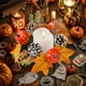 thumbnail image 4 of Candelabro de hojas de arce artificiales,corona de calabaza para el Festival de la Cosecha,color otoñal,decoración de mesa de Halloween, 4 of 6