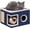 Royal Blue, variant on Bed for Indoor Cats Cube House with Round Window, Covered Cave Beds & Furniture with Scratch Pad and Hideaway Tent, Modern Condo for Small Pets, Kittens, and Cats, Royal Blue