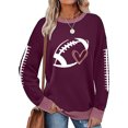 thumbnail image 2 of Bovxnpu Womens Oversized Sweatshirts, Sweatshirts for Women Fleece Crewneck Sweaters Casual Tops Comfy Fall Fashion Outs Winter Clothes, 2 of 4