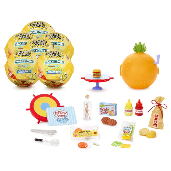 Mini Collectibles Miniverse Make It Mini Bob Esponja de MGA 8+