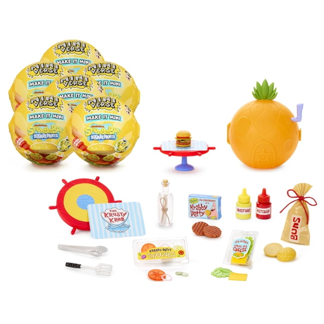 Mini Collectibles Miniverse Make It Mini Bob Esponja de MGA 8+