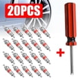 thumbnail image 1 of 20x Car Tire Valve Core Removal Tools Insert With Remover Tool For Auto Bike Motorcycle Screwdriver Tire Repair Kit, 1 of 7