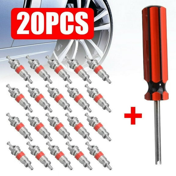 1Set Tire Valve Service Kits Tyre Valve Core Insert Remover Tools Valve Stem-Screwdriver Tire Repair Tools For Car-Truck