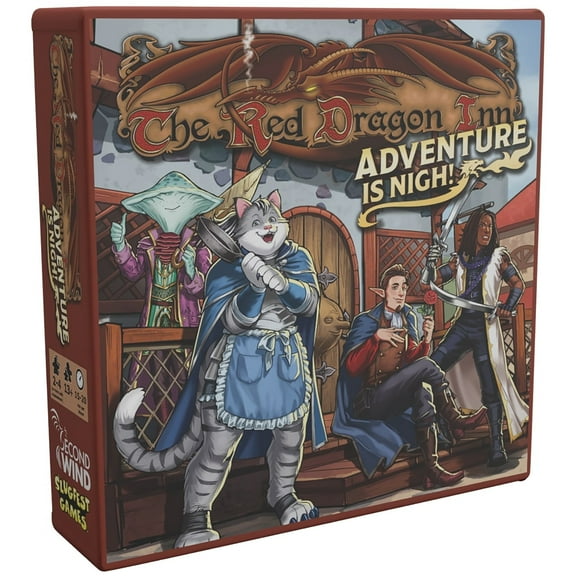 SlugFest Games: The Red Dragon Inn: Adventure is Nigh - Standalone Or Combine, Fantasy Tavern Board & Card Game, New Characters, Ages 14 , 2-4 Players