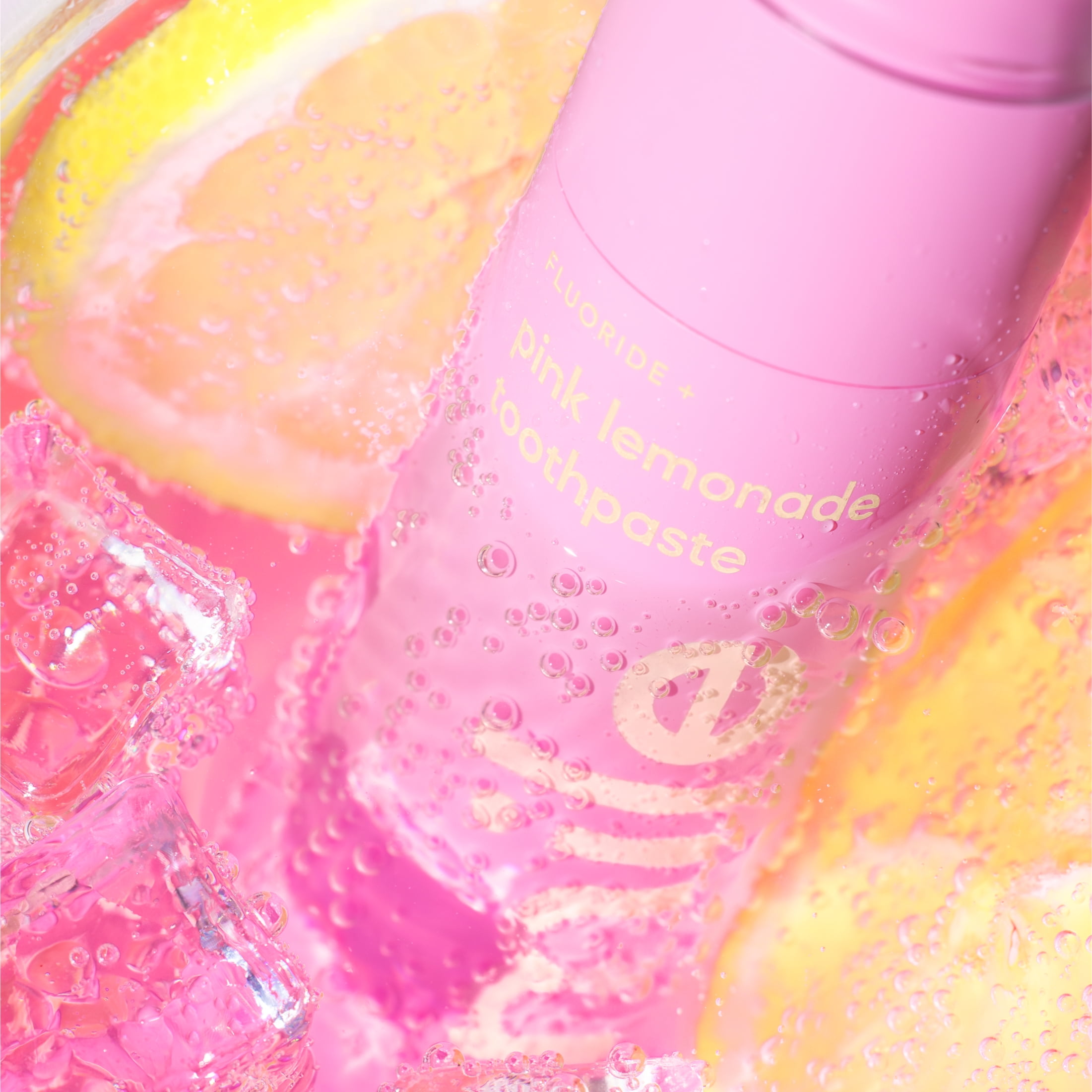 Pink Lemonade flavor sodium fluoride anticavity toothpaste