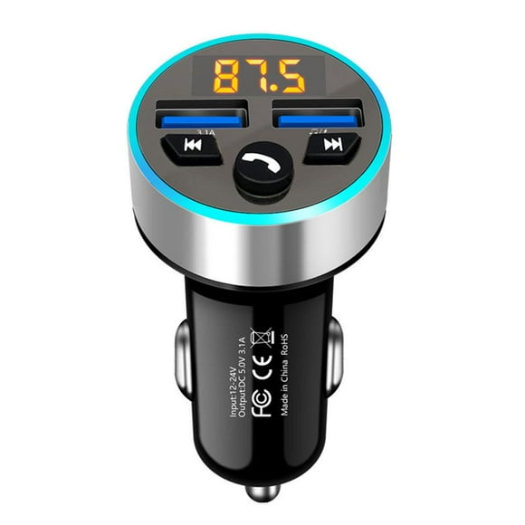 2in1 Bluetooth Car Kit Transmitter MP3 Player Dual USB Charger