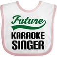 thumbnail image 3 of Inktastic Future Karaoke Singer Boys Baby Bib, 3 of 4