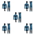 thumbnail image 1 of Destyer 1/2/3/5 Stay Warm And Protected In Cold Water Swimsuit With Hood And Scratch Resistant 3MM Coral Blue L 5PCS, 1 of 6