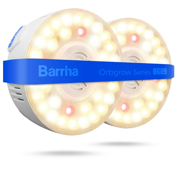 Luz LED de Cultivo Barrina OG09 18W Espectro Completo 2 Unidades