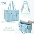 thumbnail image 6 of Tote Bag for Women with Multi-Pocket, Kabaqoo Crossbody Work Bag for Casual Dating College, 6 of 8