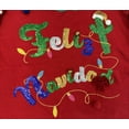 thumbnail image 5 of 33 Degrees Women's Feliz Navidad Sequin Christmas Sweater, Sizes XS-XXL, 5 of 7