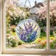 thumbnail image 5 of Acrylic Suncatcher Hanging Ornament Stained Glass Style Window Hanging Decor And Home Garden Wall Art Gift, 5 of 5