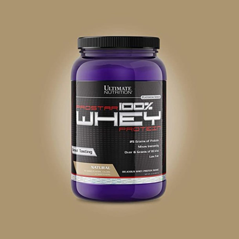 Ultimate Nutrition Prostar 100% Whey Protein Powder-Natural 2lb