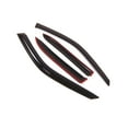 thumbnail image 2 of Tuningpros WD2-080 Outside Mount Window Visor Deflector Rain Guard Dark Smoke 4 Pcs Set For 1998-2002 Toyota Corolla Sedan, 2 of 5