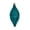 Teal, variant on Vickerman 10" Teal Candy Glitter Shuttle Christmas Ornament, Pack of 2