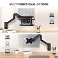 thumbnail image 3 of Soporte de pared para laptop WALI ajustable 10-17" y monitor 17-32", 3 of 8