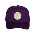 thumbnail image 2 of Adult Mario Hat Trucker Cosplay Costume Plummer Bros Cap, Purple L, 2 of 4