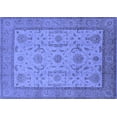 thumbnail image 1 of Ahgly Company Indoor Rectangle Oriental Blue Traditional Area Rugs, 5' x 8', 1 of 4