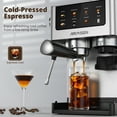 thumbnail image 3 of AIRMSEN Espresso Machine with Grinder, Espresso Coffee Maker with Customized Grind Amount & Coffee Volume, Cold Brew Coffee Machine for Cappuccino Latte Americano, 3 of 9