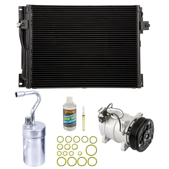 For Volvo C70 S70 & V70 A/C Kit w/ AC Compressor Condenser & Drier - BuyAutoParts
