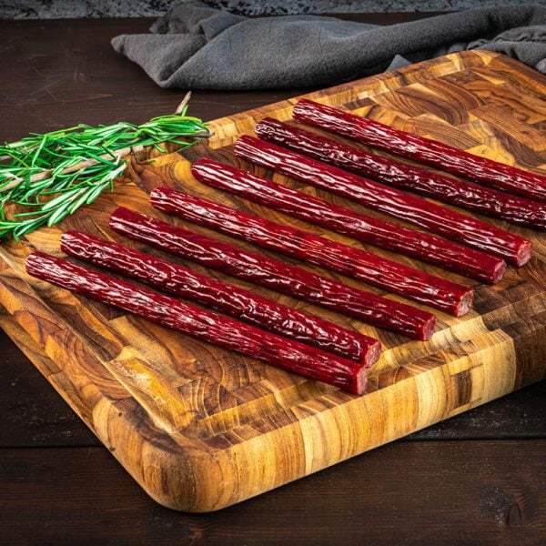 Lucky Beef Jerky Original Beef Sticks, 12 Pack - All Natural, High Protein Snack