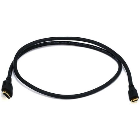 UPC: 0844660036456 | Monoprice HDMI Audio/Video Cable – 6 ft HDMI A/V Cable for Camcorder  A/V Receiver  TV  Audio Device  Video Device – First End: 1 x HDMI Digital Audio/Video – Male – Second End: 1 x Mini HDMI Type …