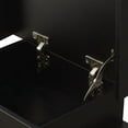 thumbnail image 6 of Clipop Modern LED Nightstand Set of 2, 20.6" Bedside Table Cabinet,2 High Gloss Chest Drawers, Black, 6 of 10