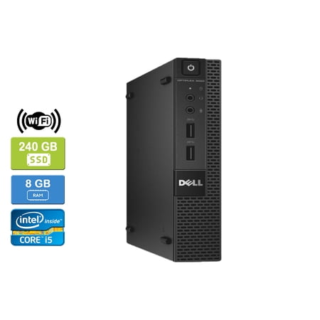 DELL 9020 Intel Core i5-4570T 8GB 240GB SSD Win 10 Pro Wifi