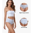 thumbnail image 2 of Ropa interior de algodón de cintura alta para mujer, paquete de 5 unidades, coskefy, 2 of 5
