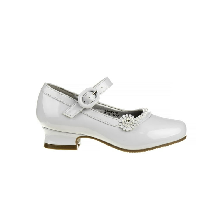 Walmart girls hotsell white dress shoes