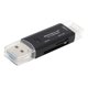 thumbnail image 1 of Lector de tarjetas de memoria OTG 3 en 1 USB tipo C USB de alta velocidad .0 para TF/Mirco SD Hugtrwg Para estrenar, 1 of 9