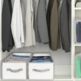 thumbnail image 5 of Univivi Extra Large Wardrobe Clothes Organizer Closet Organizer Portable Pants Sweaters Organizer for Closet,T-Shirt, Underwear, Upgraded 7 Grids Jeans Hoodie Organizer Clothes Organizer - Set of 2, 5 of 10