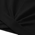thumbnail image 7 of Karymi Cute Tops for Women Crew Neck Sleeveless Twist Front Crop Tank Top, Solid Slim Fit Cropped Wrap Hem Vest, Stretchy Summer Casual Crop Blouse Womens T Shirts, 7 of 7