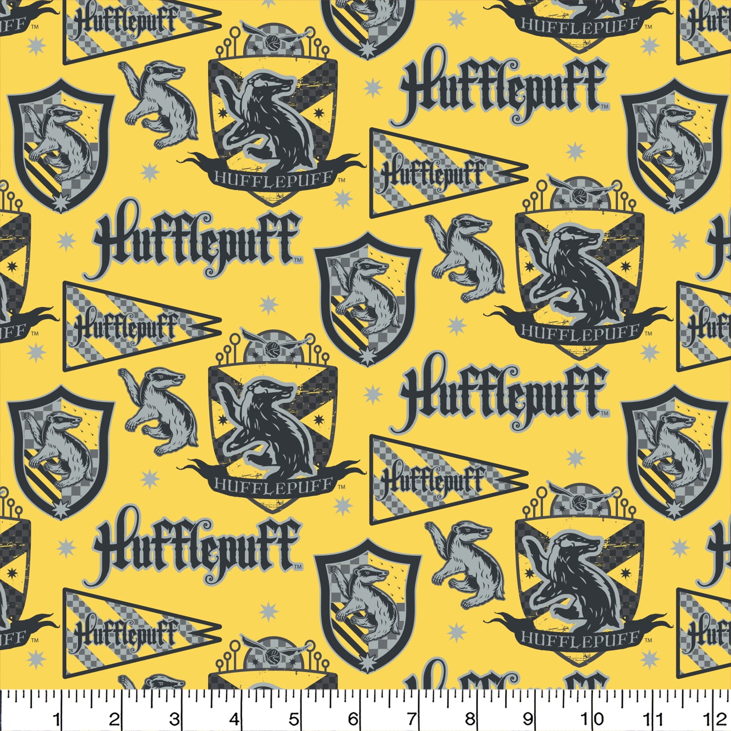 PCQ HP HUF Quidditch Premium Cotton Print Fabric