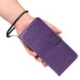 thumbnail image 2 of Wallet Case for Motorola Edge 70 Flip Cover with Card Slots, Magnetic Stand & Strap Purple, 2 of 6
