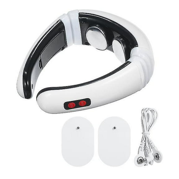 Neck massager electric smart neck massage with heat 6 modes 16 levels portable cordless massage for neck pain relief