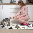 thumbnail image 3 of White Christmas Tree and Snowflake Pattern Kitchen Rugs Sets Of 2,Anti Fatigue Kitchen Mat Rugs Non Slip Washable,Decorative Kitchen Floor Mats for Kitchen,Sink,Laundry,17"x30"+17"x47", 3 of 7
