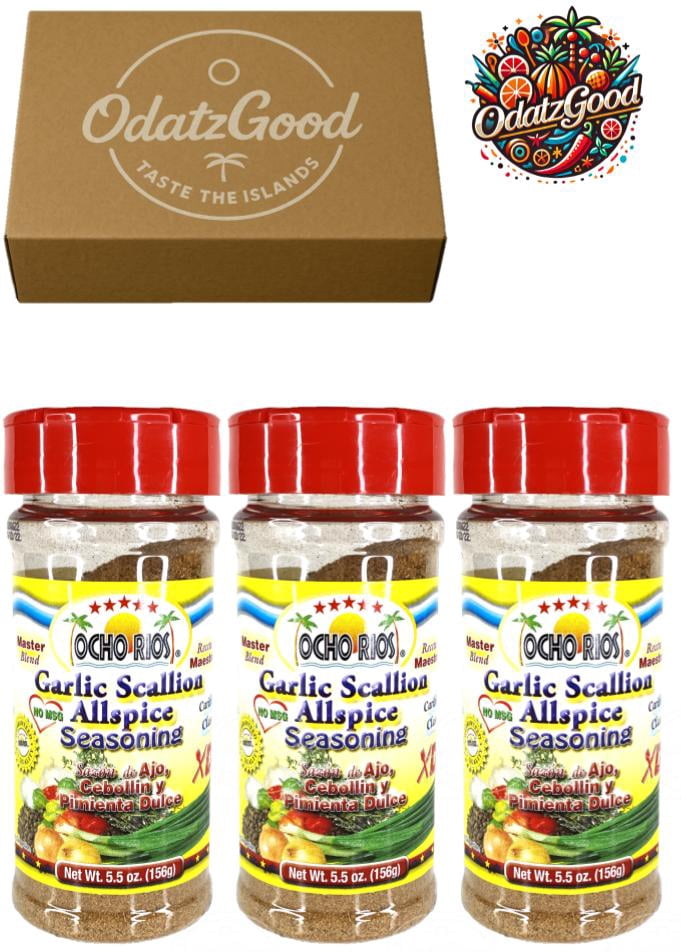 Ocho Rios Garlic Scallion Allspice 5.5oz (170g) 3-Pack – Curated & Packaged by ODatzGood
